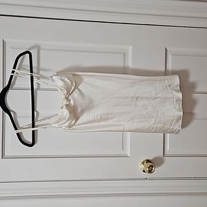 Two Bodies NYC Izzy Silk White Mini Dress